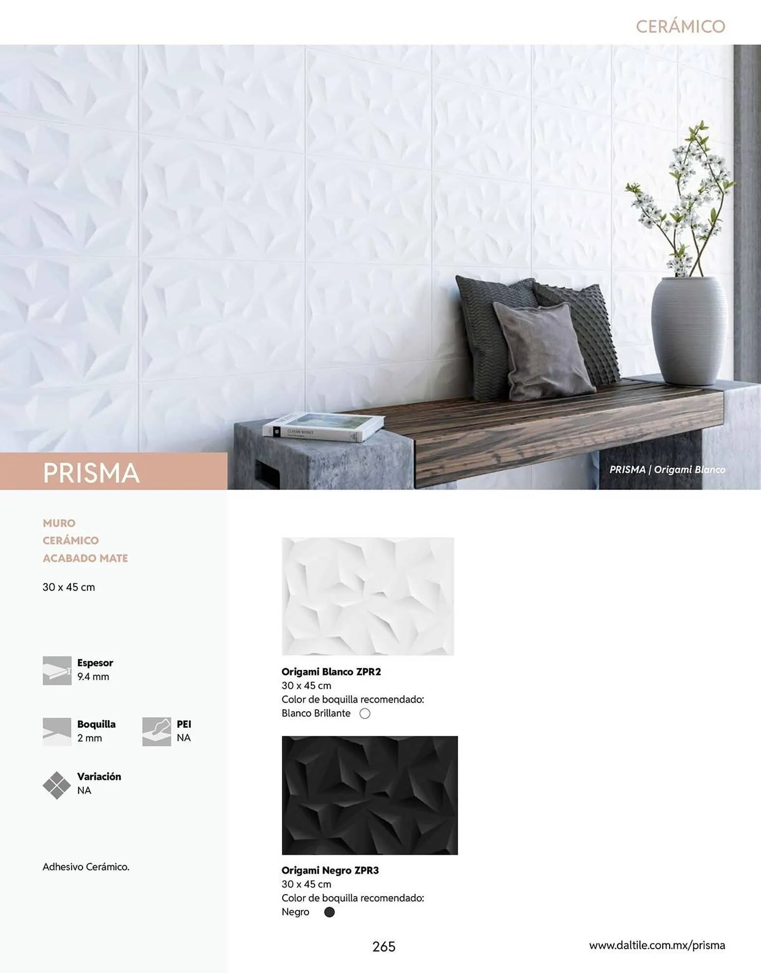 Catálogo de Catálogo Daltile 13 de enero al 31 de diciembre 2026 - Pagina 265
