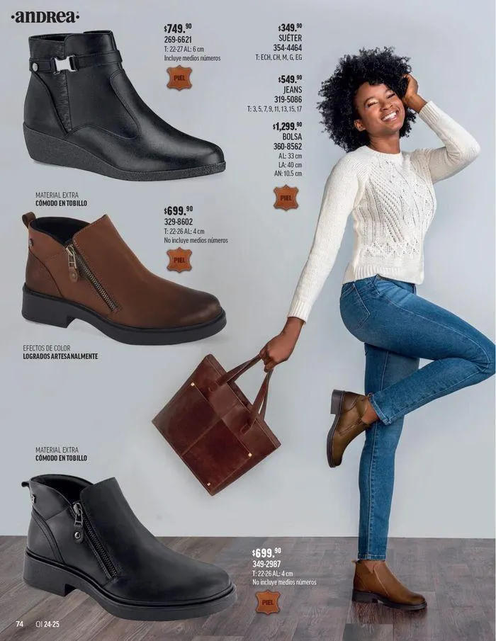 Catálogo de ANDREA - CALZADO DAMA 26 de agosto al 25 de enero 2025 - Pagina 171