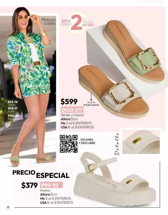 Catálogo de Catálogo Cklass Calzado Novedades de Verano 2025 México 28 de marzo al 27 de abril 2025 - Pagina 18