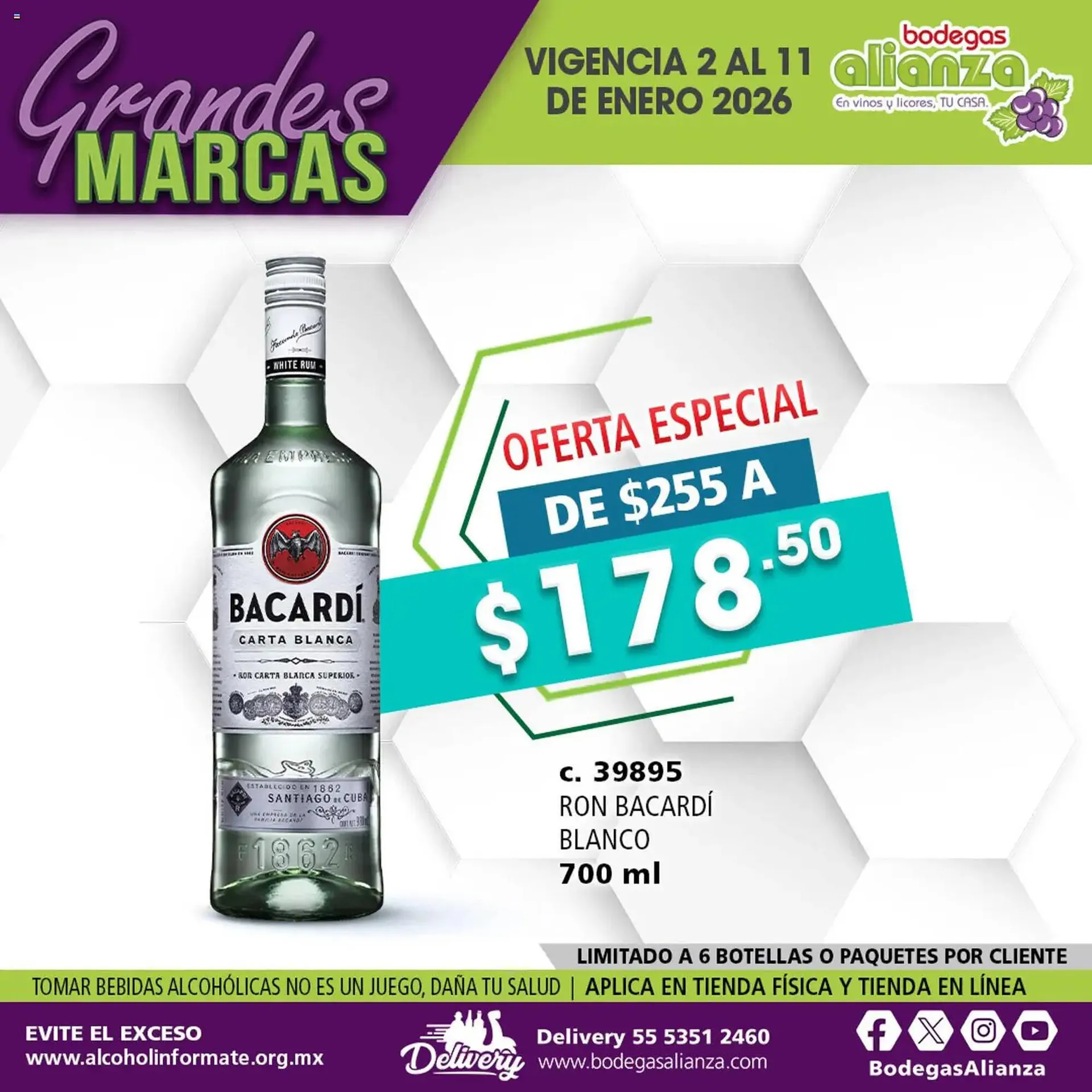 Catálogo de Folleto Bodegas Alianza 2 de enero al 11 de enero 2026 - Pagina 1