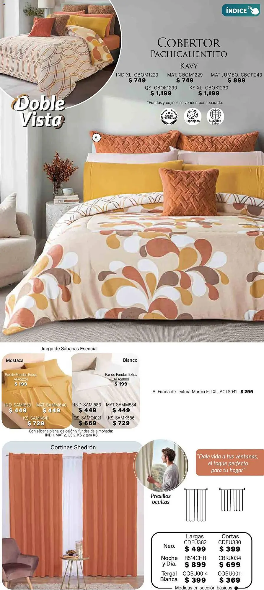 Catálogo de Catálogo Colchas Concord 1 de noviembre al 1 de febrero 2026 - Pagina 316