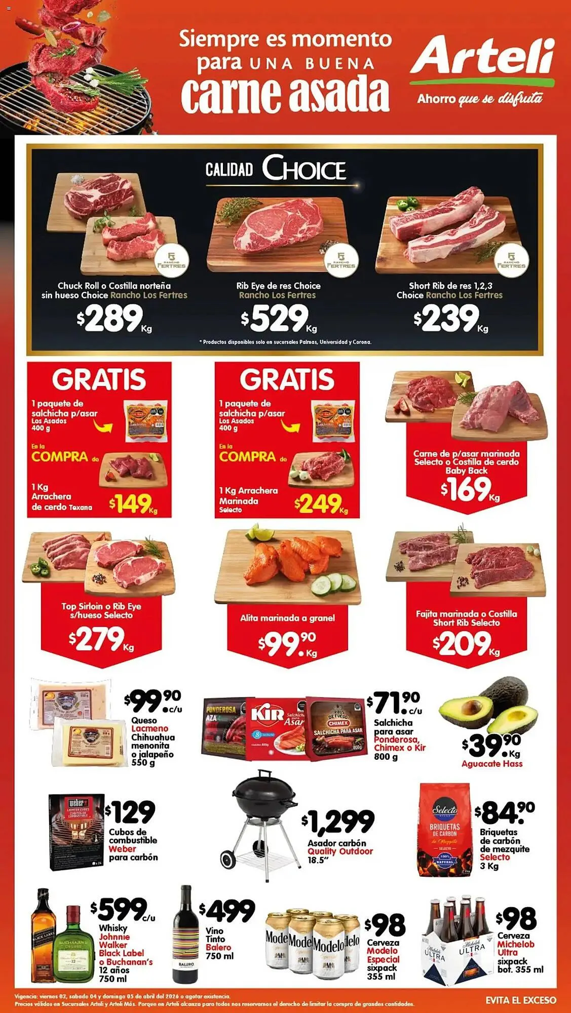 Catálogo de Folleto Arteli 3 de abril al 6 de abril 2026 - Pagina 1