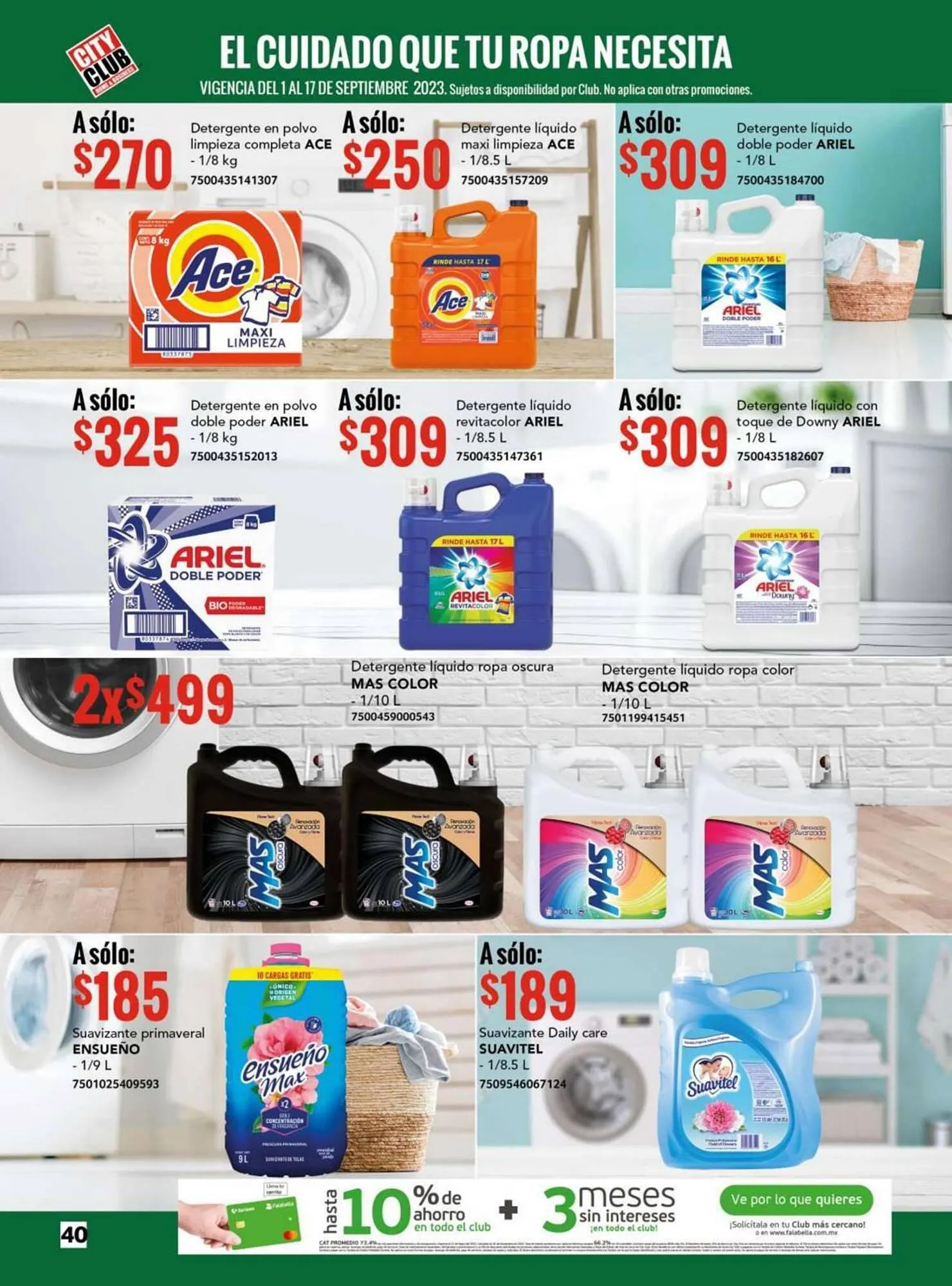 Catálogo de Catálogo City Club 1 de septiembre al 30 de septiembre 2023 - Pagina 40