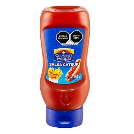 Catsup Squeeze Clemente Jacques 454 Gr Botella