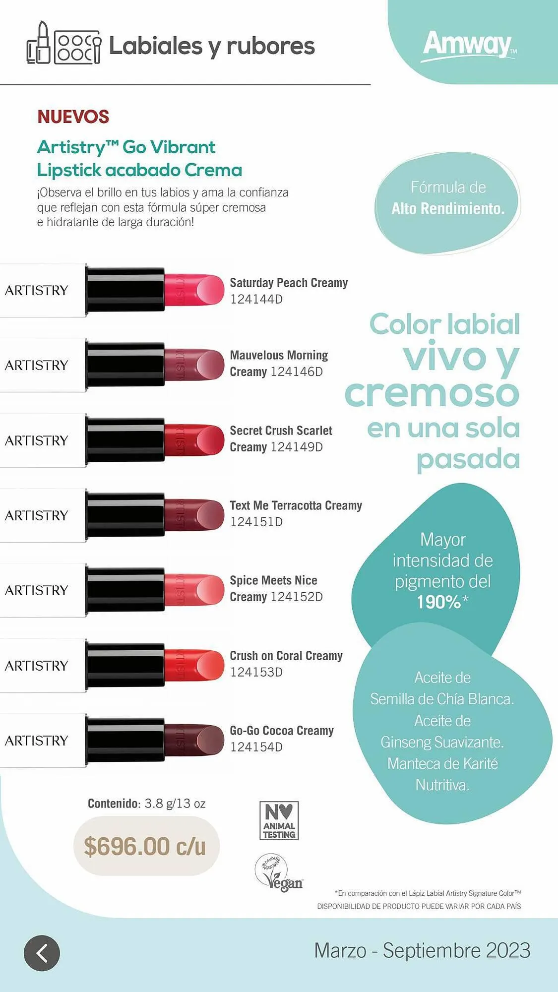 Catálogo de Catálogo Amway 5 de septiembre al 30 de septiembre 2023 - Pagina 34