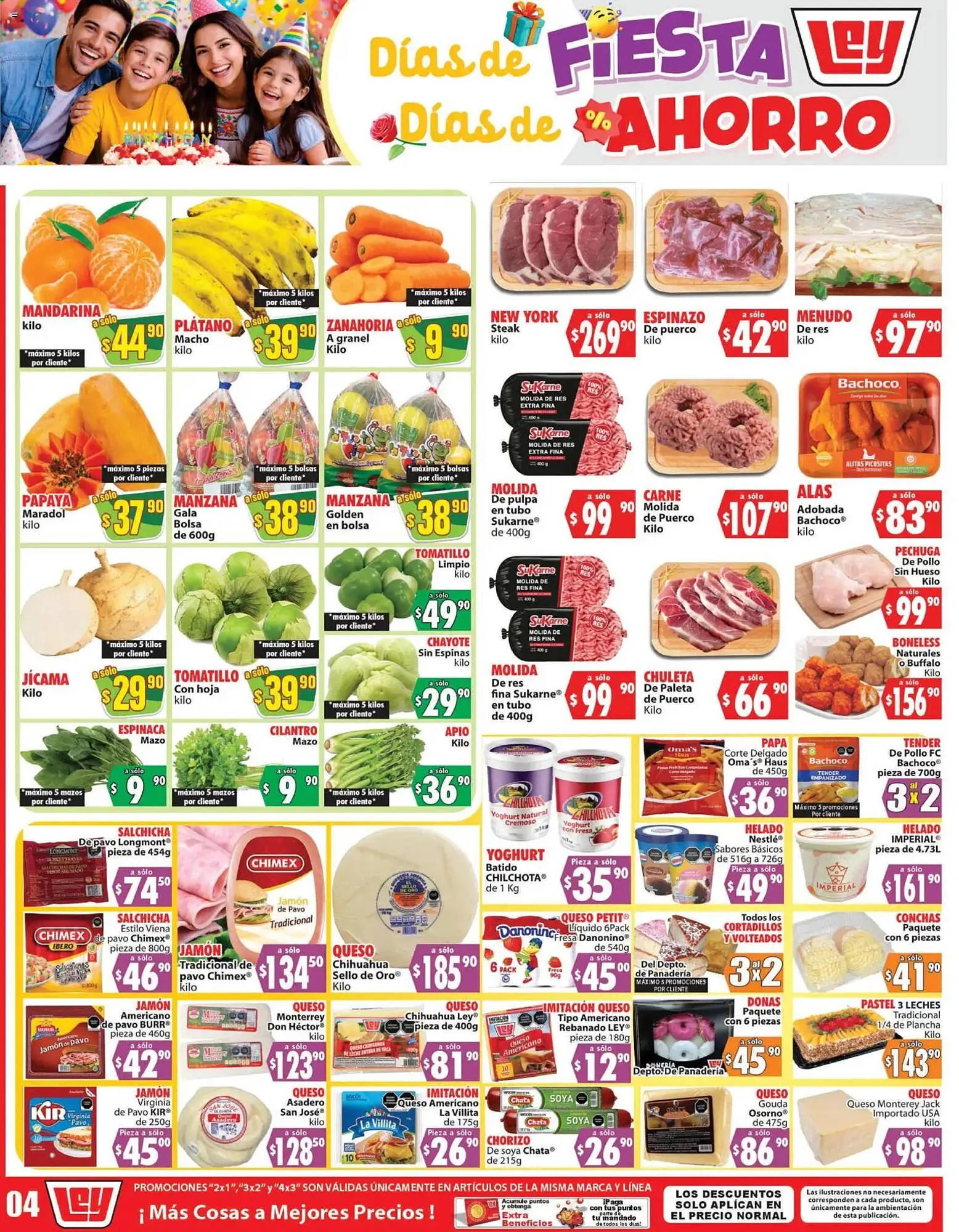 Catálogo de Folleto Casa Ley 23 de abril al 25 de abril 2026 - Pagina 1