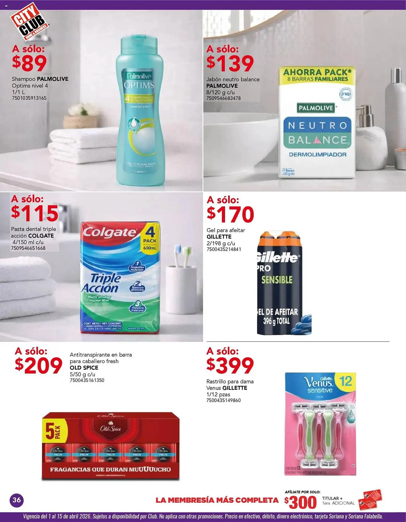Catálogo de Catálogo City Club 1 de abril al 1 de mayo 2026 - Pagina 36