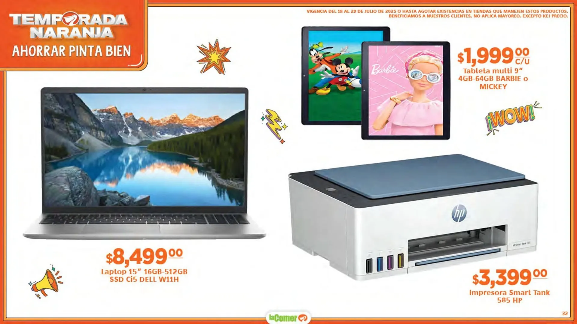 Catálogo de Catálogo La Comer 18 de julio al 29 de julio 2025 - Pagina 32