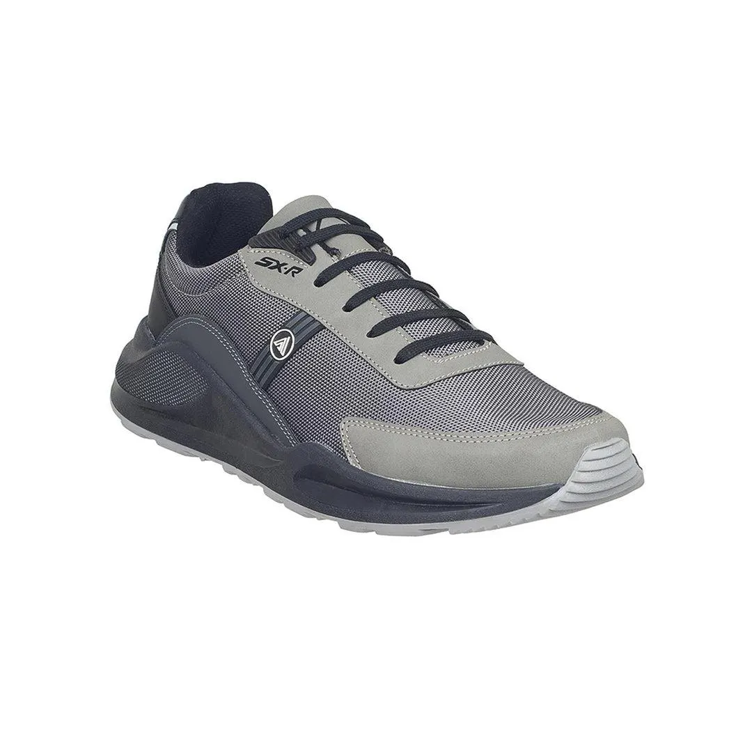 Tenis Para Hombre Ligeros Casuales Textil Color Plomo