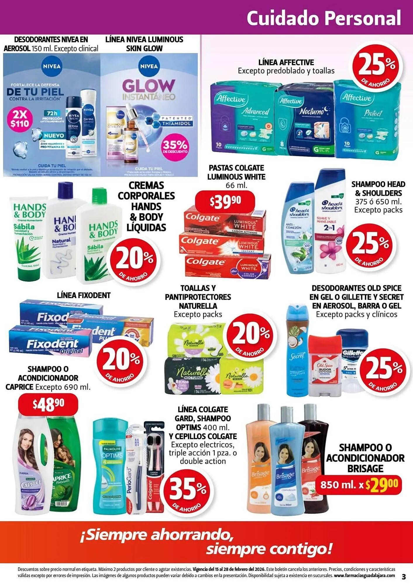 Catálogo de Folleto Farmacias Guadalajara 16 de febrero al 28 de febrero 2026 - Pagina 3