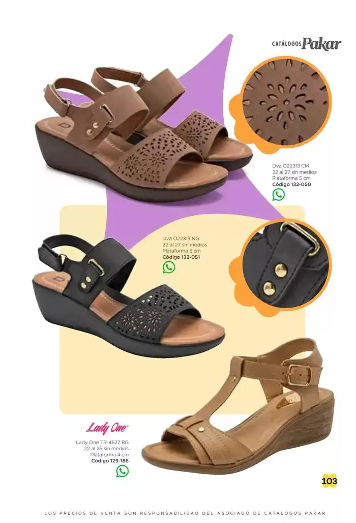 Catálogo de Pakar Sandalia 31 de enero al 31 de mayo 2025 - Pagina 103