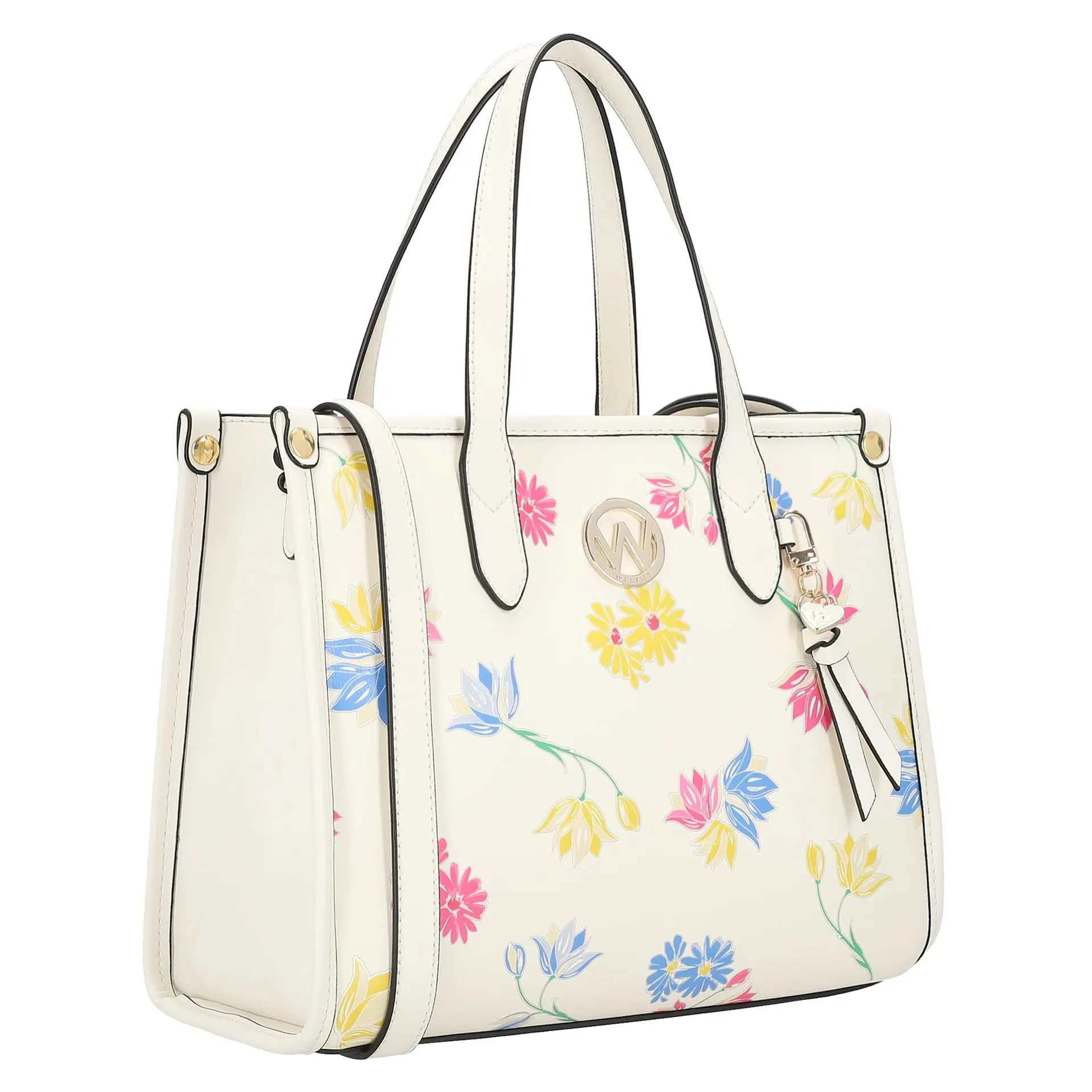 Bolsa De Mano Nishi2 Mawenzi Sintetico Marfil Multicolor Westies