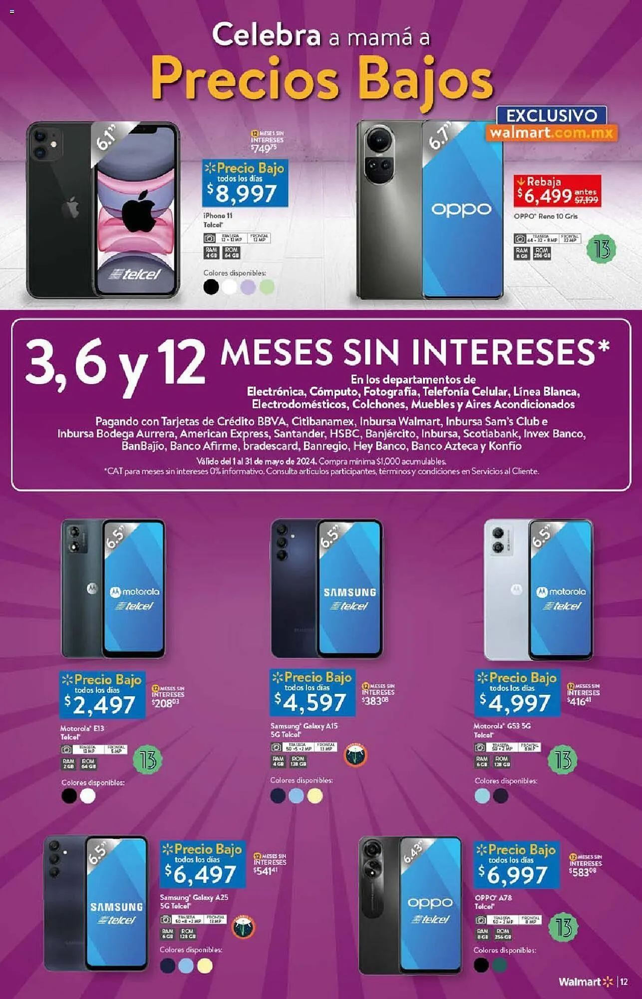 Catálogo de Catálogo Walmart 1 de mayo al 23 de mayo 2024 - Pagina 12