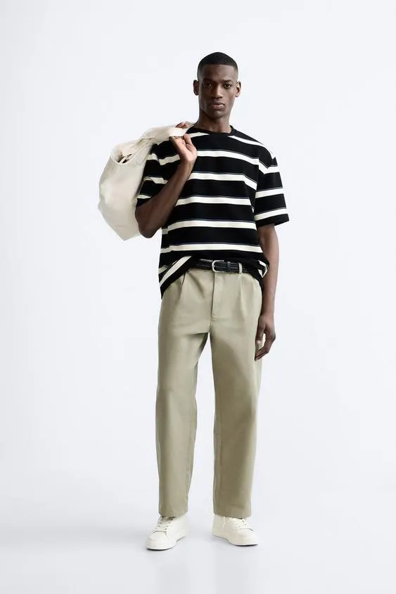 CAMISETA JACQUARD RAYAS