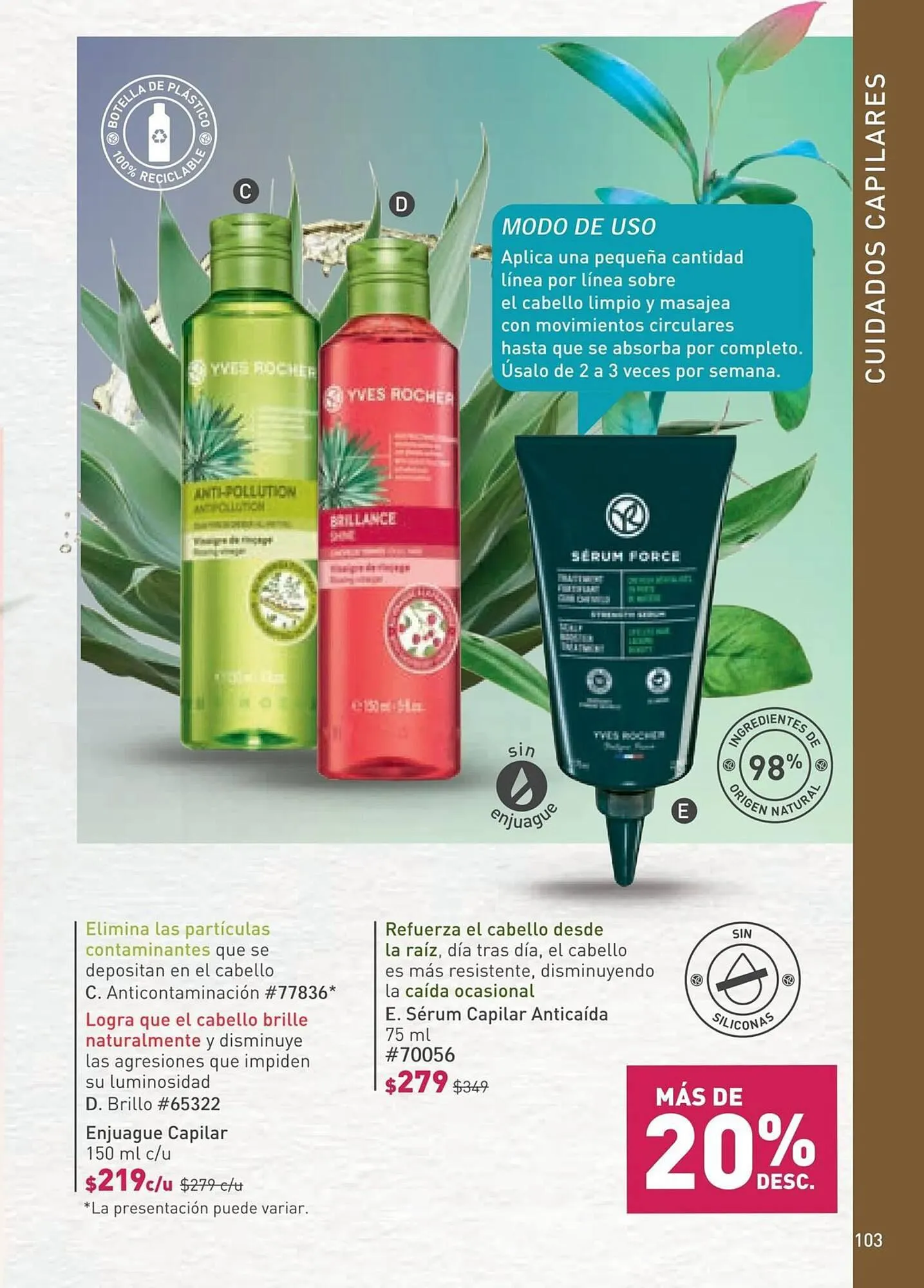 Catálogo de Catálogo Yves Rocher 30 de enero al 6 de marzo 2024 - Pagina 105