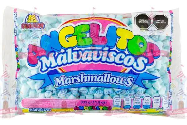 BOMBON ANGELITOS 20/300 GR MINI AZUL