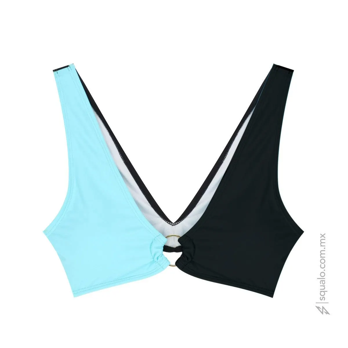 Bikini Top 2872 Negro/Turquesa