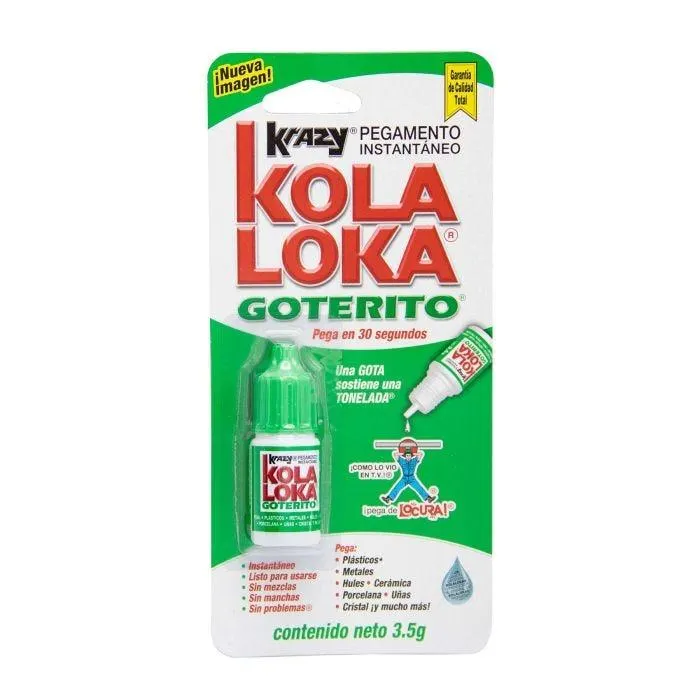 Pegamento Instantáneo Kolaloka Goterito 3.5 g.
