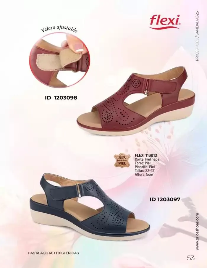 Catálogo de SANDALIAS | CONFORT | 2025 | 1E 11 de marzo al 31 de agosto 2025 - Pagina 53