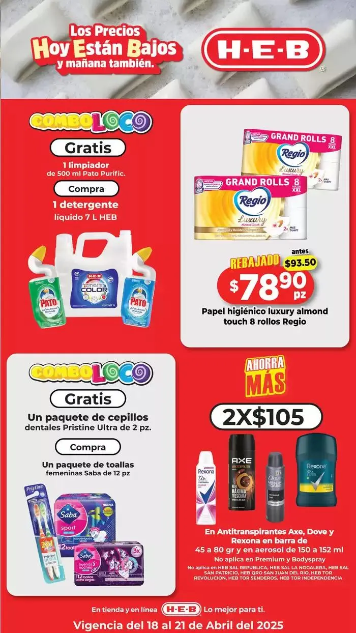 Catálogo de Ofertas HEB 18 de abril al 21 de abril 2025 - Pagina 7