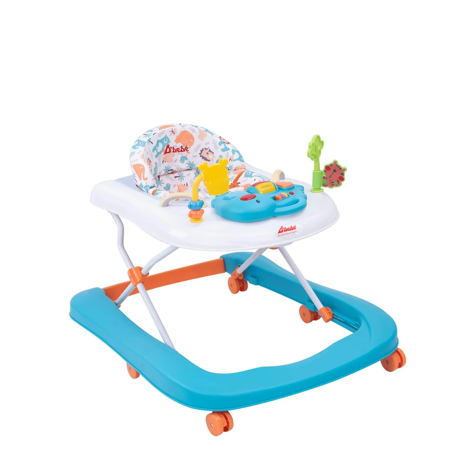 Andadera Caminadora D´bebé Jungle 2 en 1 Azul