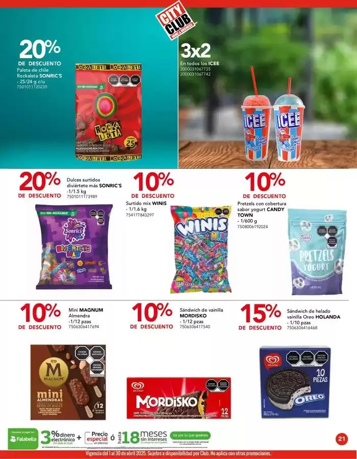Catálogo de Folleto 1 de abril al 30 de abril 2025 - Pagina 21