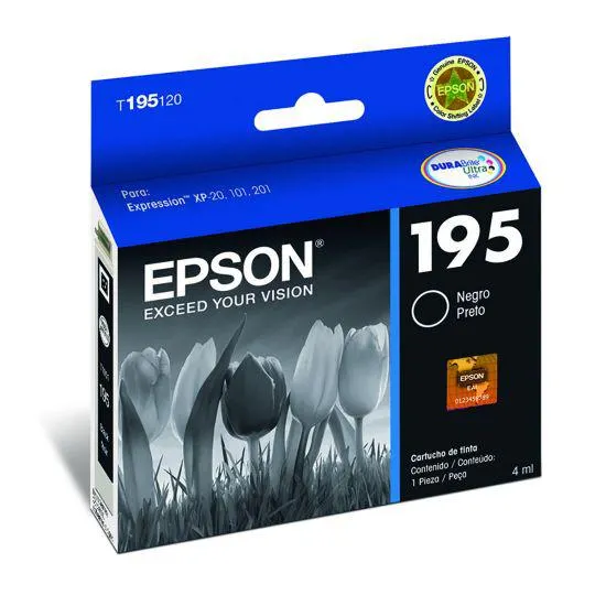 195 Black Ink Cartridge - Xpression XP-101/XP-201