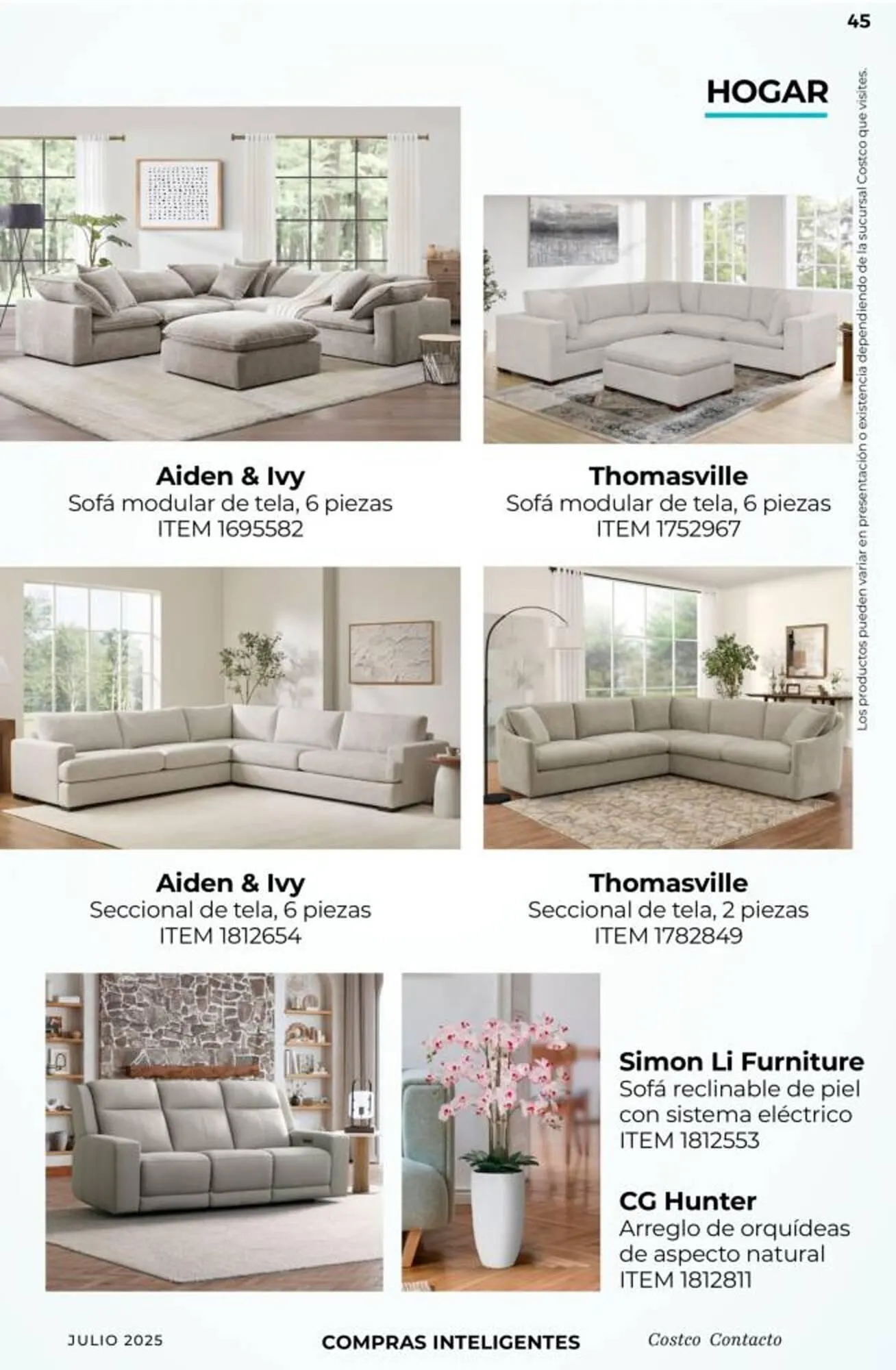 Catálogo de Catálogo Costco 1 de julio al 31 de julio 2025 - Pagina 45