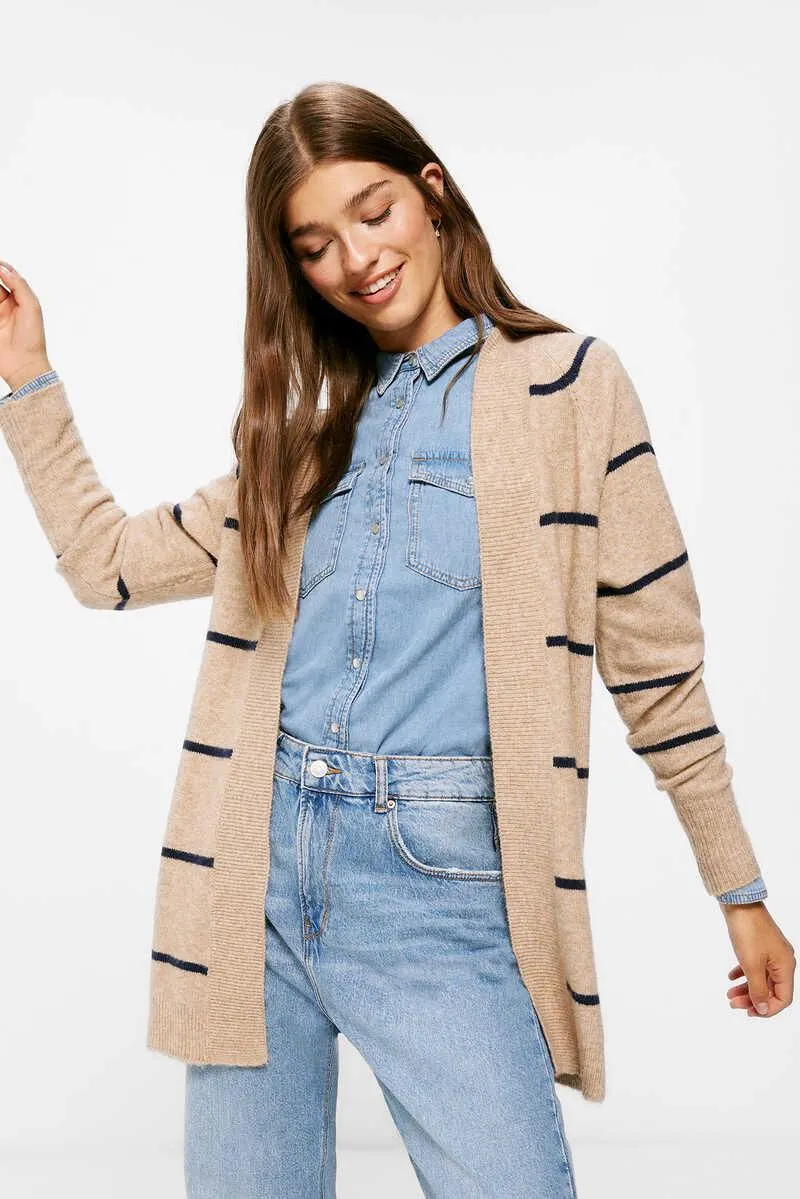 Cardigan Largo Abierto