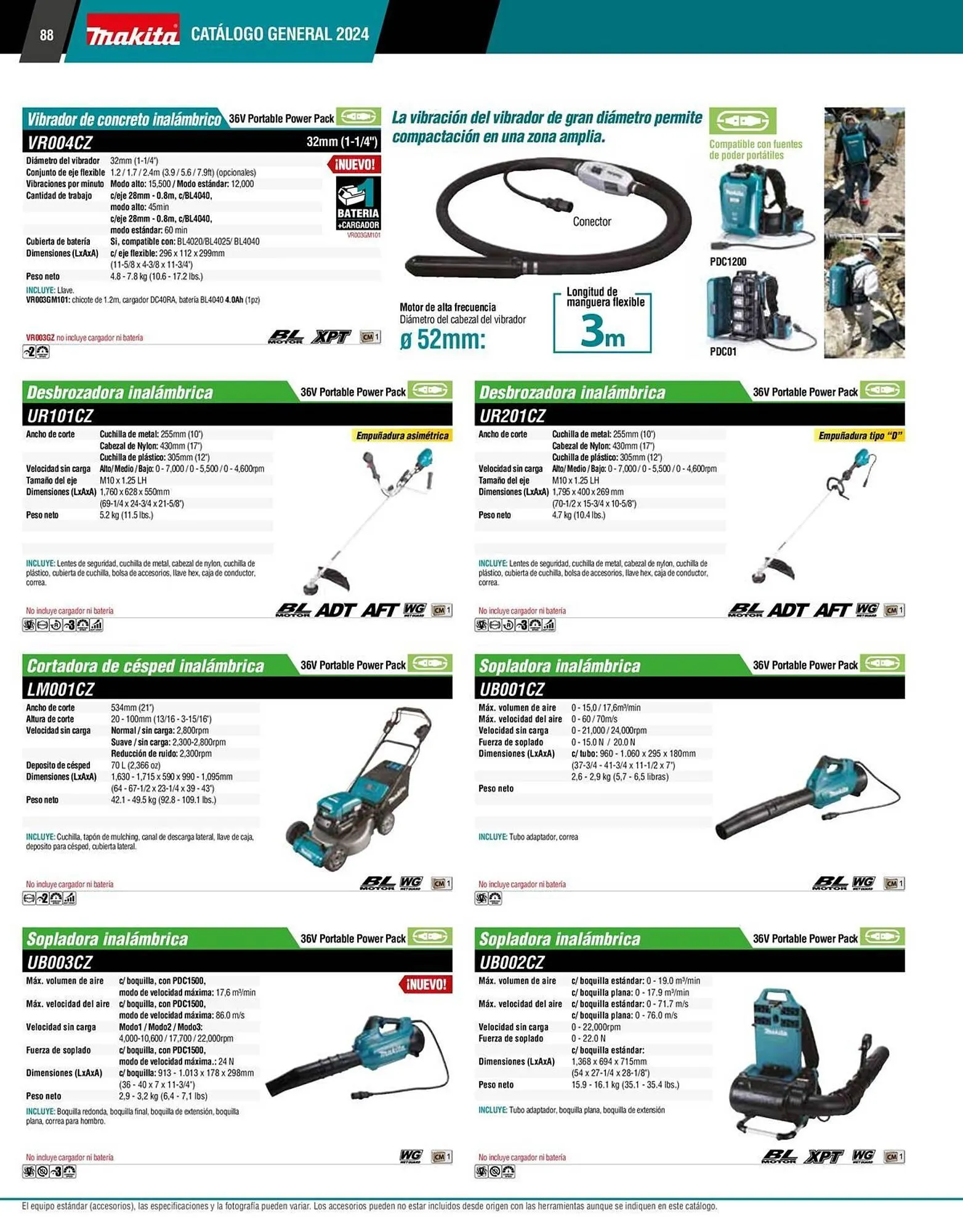 Catálogo de Catálogo Makita 12 de enero al 31 de diciembre 2026 - Pagina 88