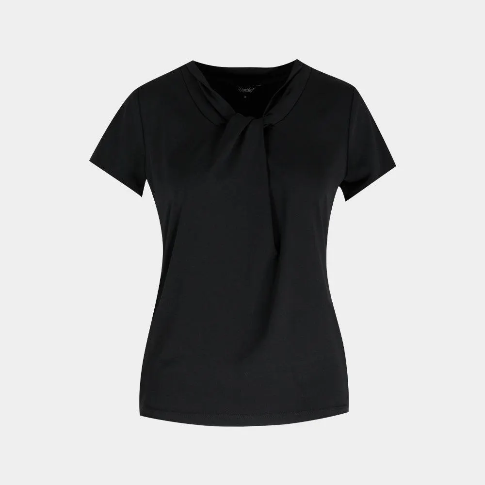 Blusa Escote Enlazado