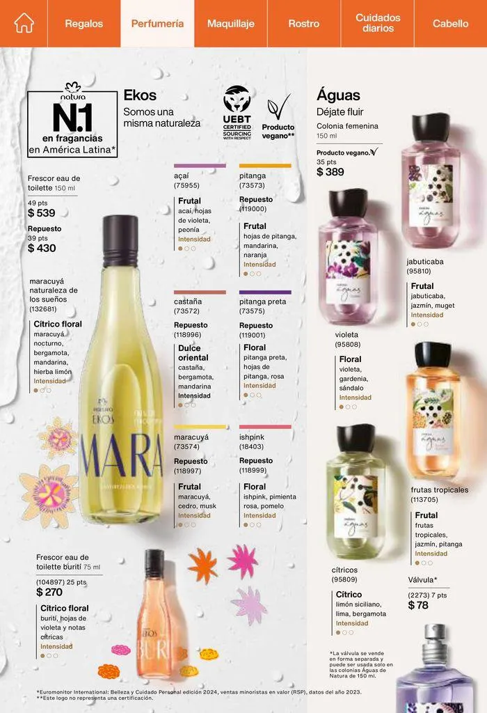 Catálogo de Revista Natura Ciclo 15 2024 11 de septiembre al 11 de octubre 2024 - Pagina 34