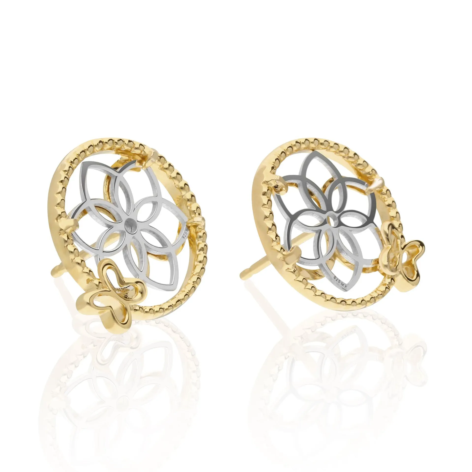 Broqueles Atrapasueños Dorados