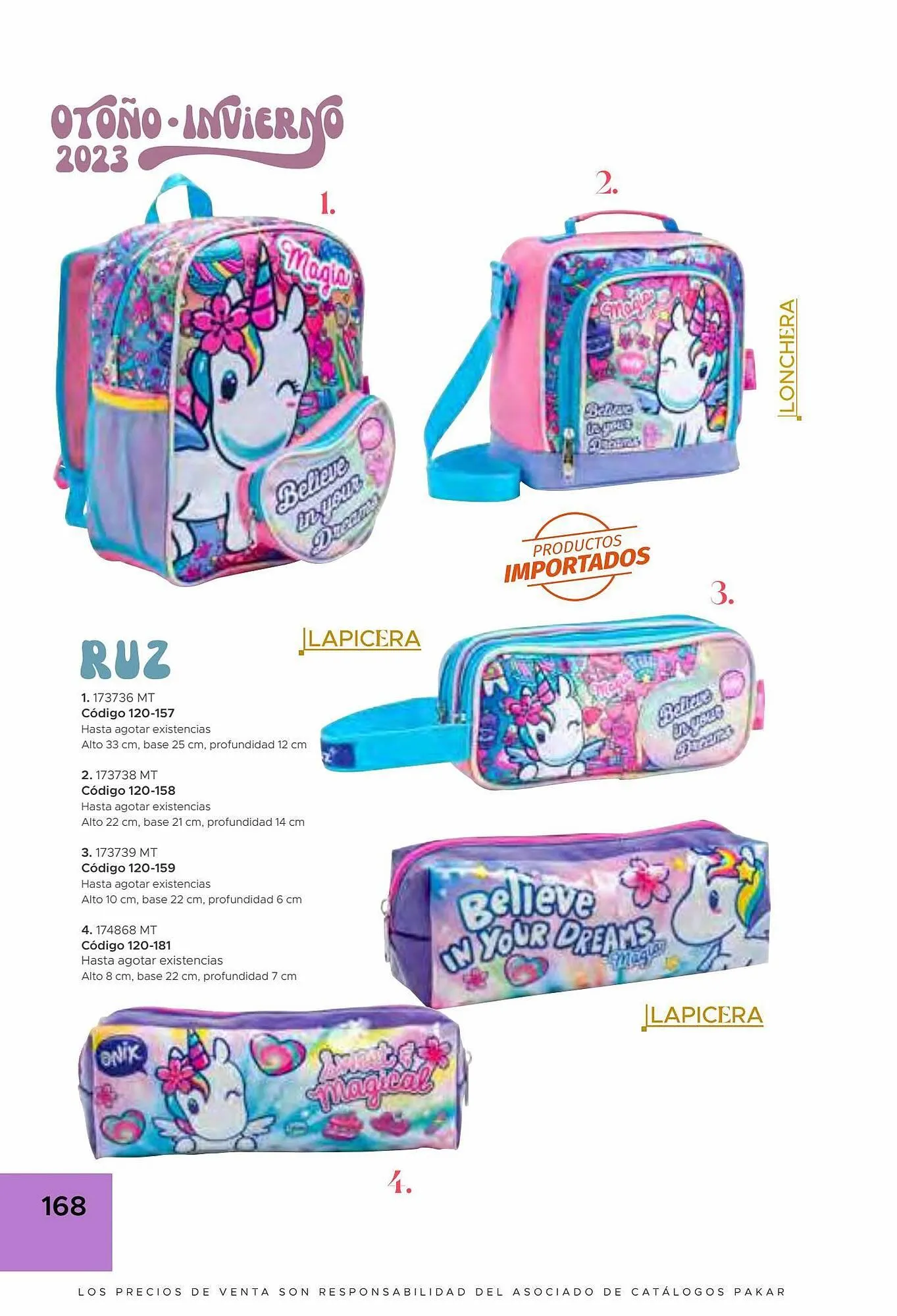 Catálogo de Catálogo SC Pakar 29 de julio al 31 de diciembre 2023 - Pagina 168