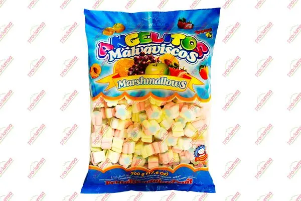 BOMBON ANGELITOS FLOR COLOR 12/500 GRS TINAJITA