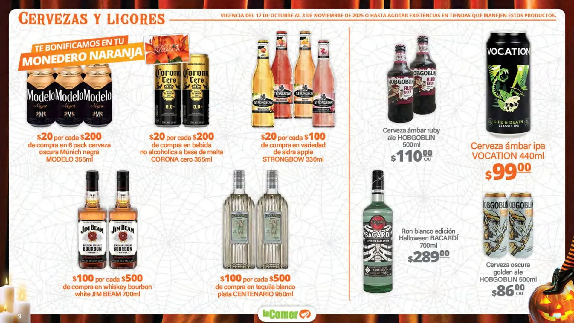 Catálogo de Folleto La Comer 17 de octubre al 3 de noviembre 2025 - Pagina 9