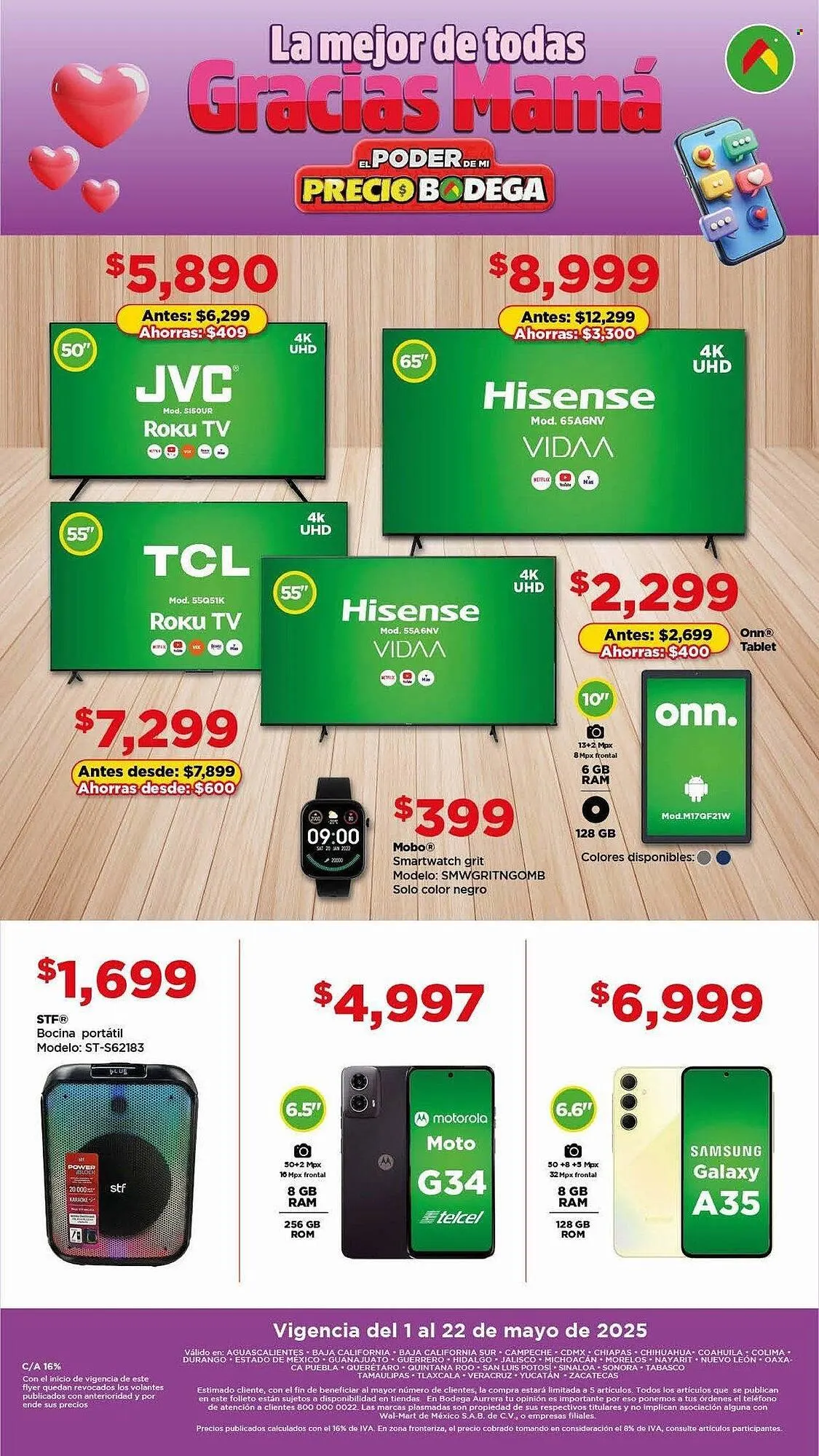 Catálogo de Catálogo Bodega Aurrerá 1 de mayo al 22 de mayo 2025 - Pagina 8