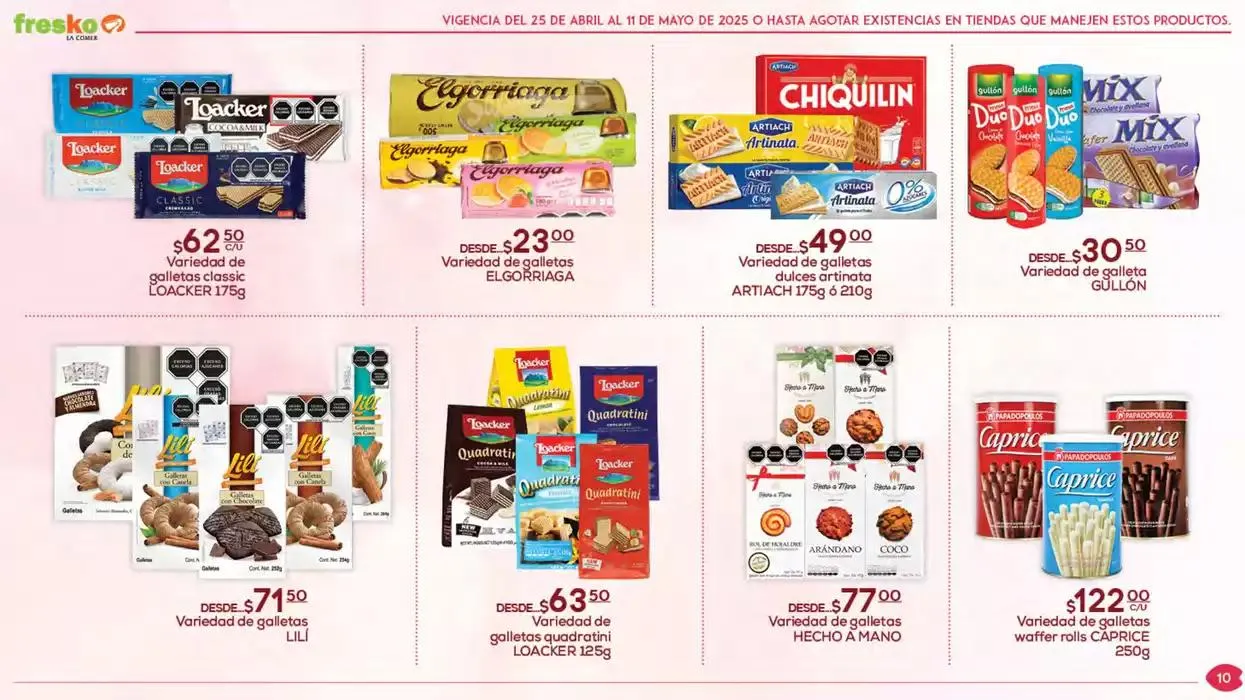 Catálogo de QUE SEA FRESKO HACE LA DIFERENCIA 25 de abril al 11 de mayo 2025 - Pagina 10