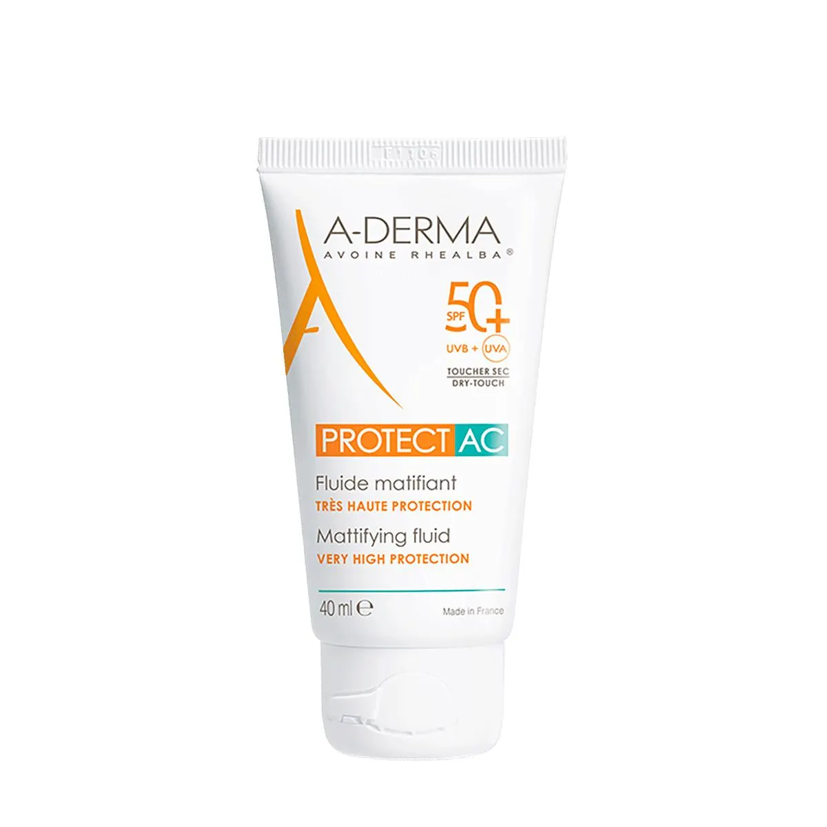 Aderma protect AC 50+ Matificante para piel grasa 40ml.