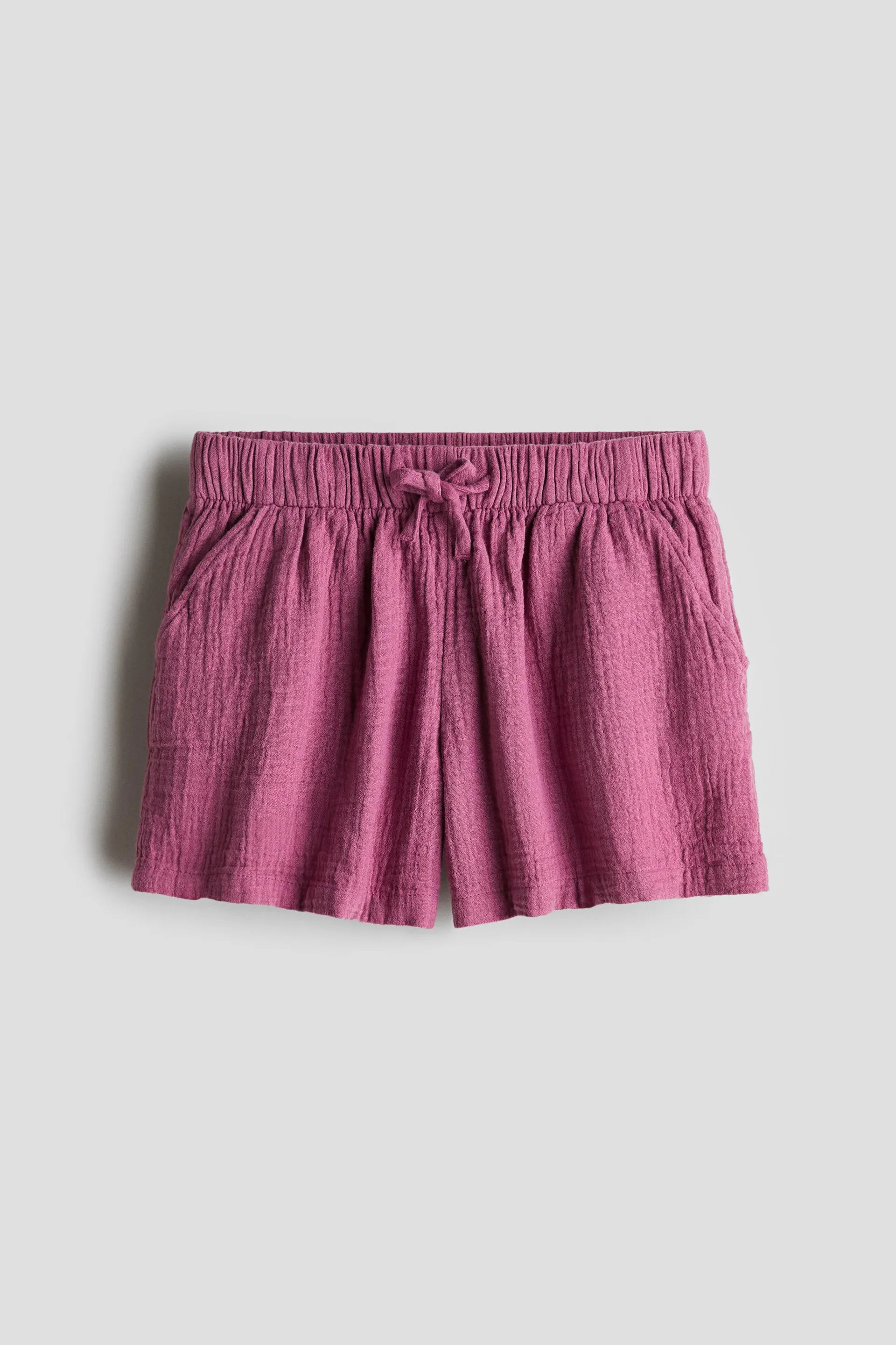 Cotton muslin shorts