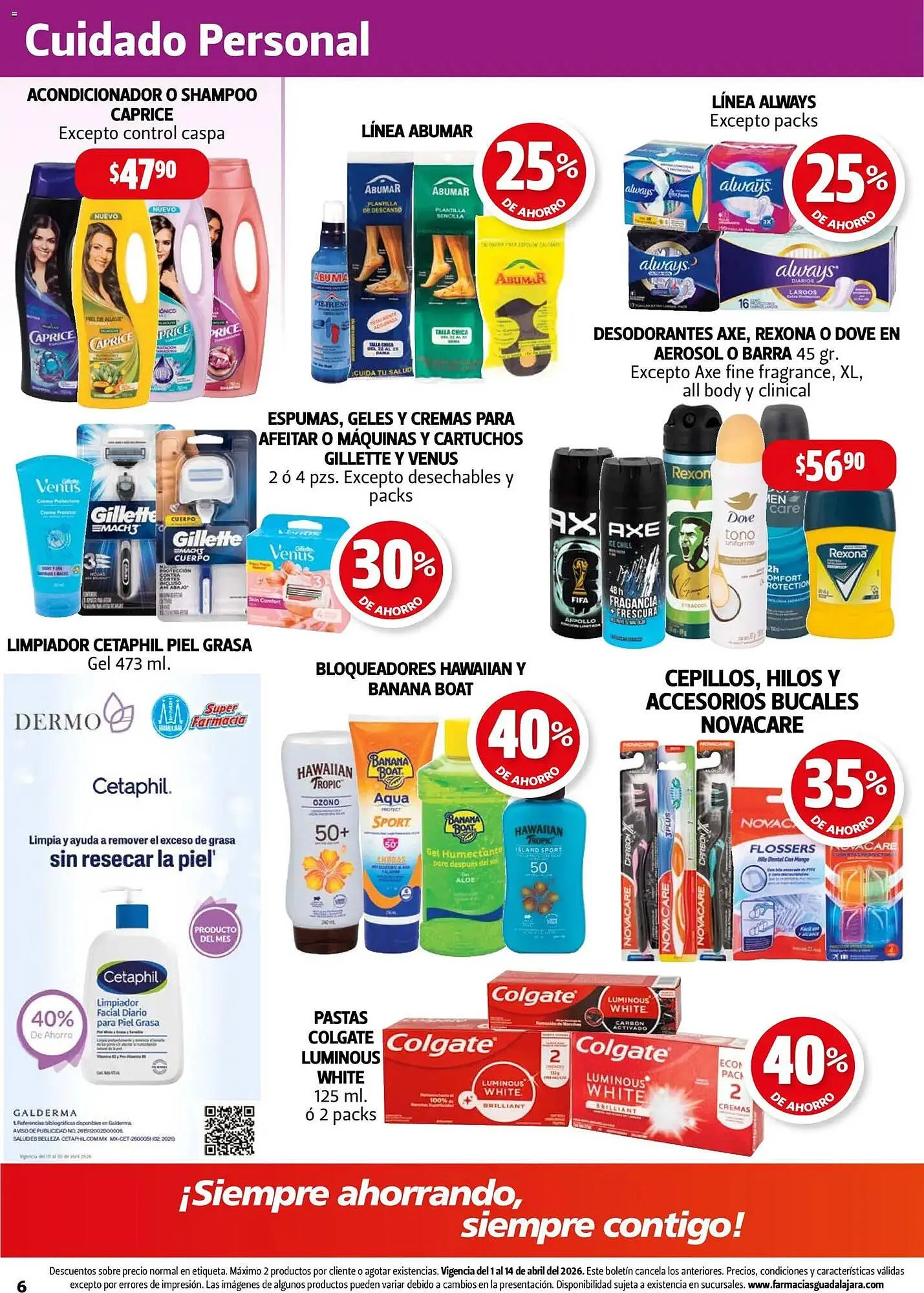 Catálogo de Folleto Farmacias Guadalajara 1 de abril al 15 de abril 2026 - Pagina 6