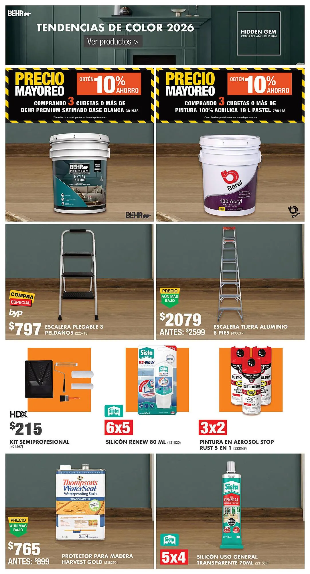 Catálogo de Catálogo The Home Depot 26 de diciembre al 14 de enero 2026 - Pagina 12