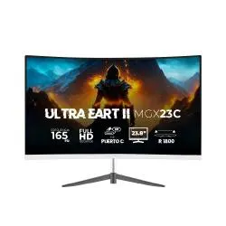 Monitor Gamer Curvo Balam Rush Ultra Earth II MGX23C LED 23.8", Full HD, FreeSync, 165Hz, HDMI, Blanco