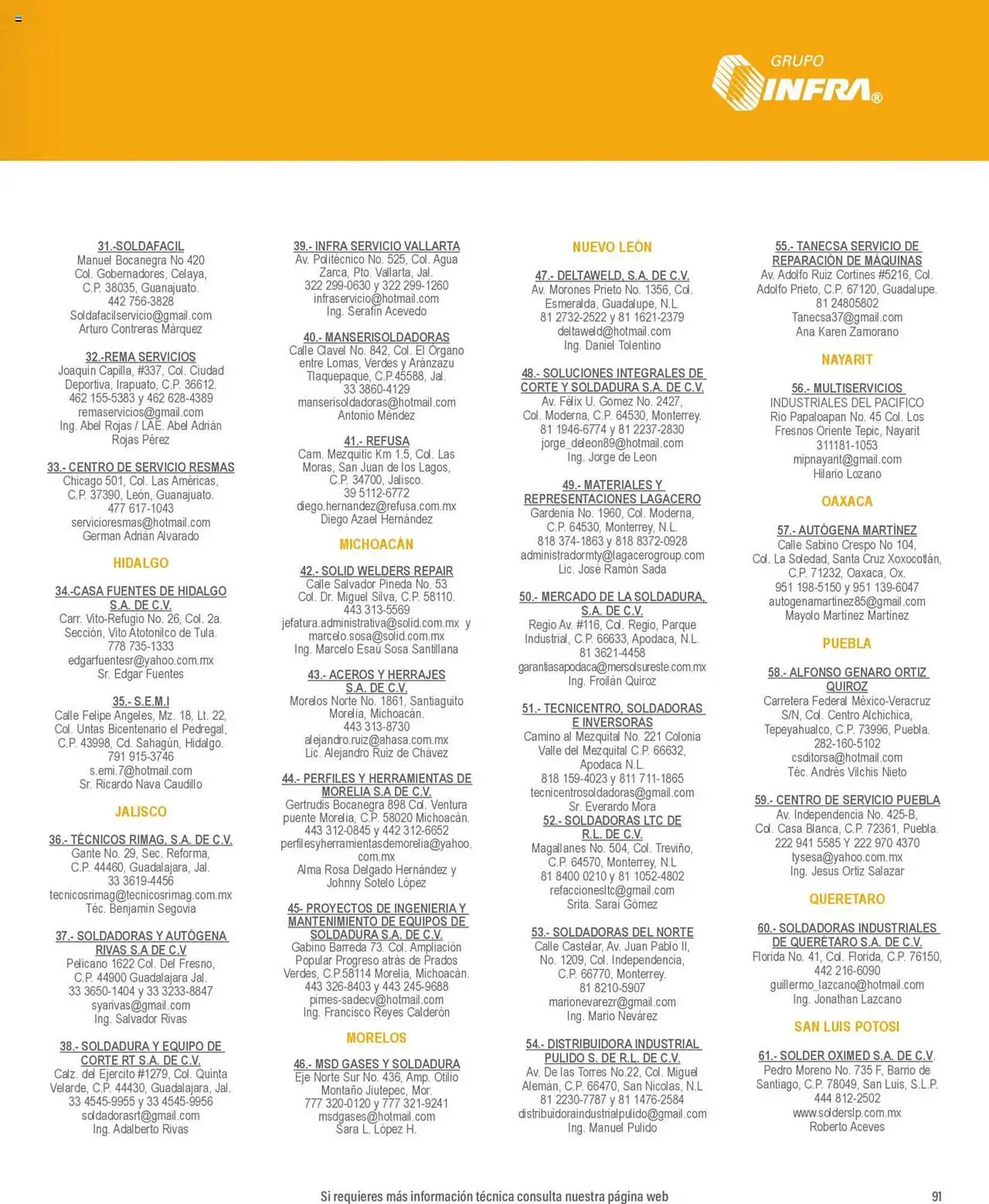 Catálogo de Catálogo Infra 7 de enero al 31 de diciembre 2025 - Pagina 39