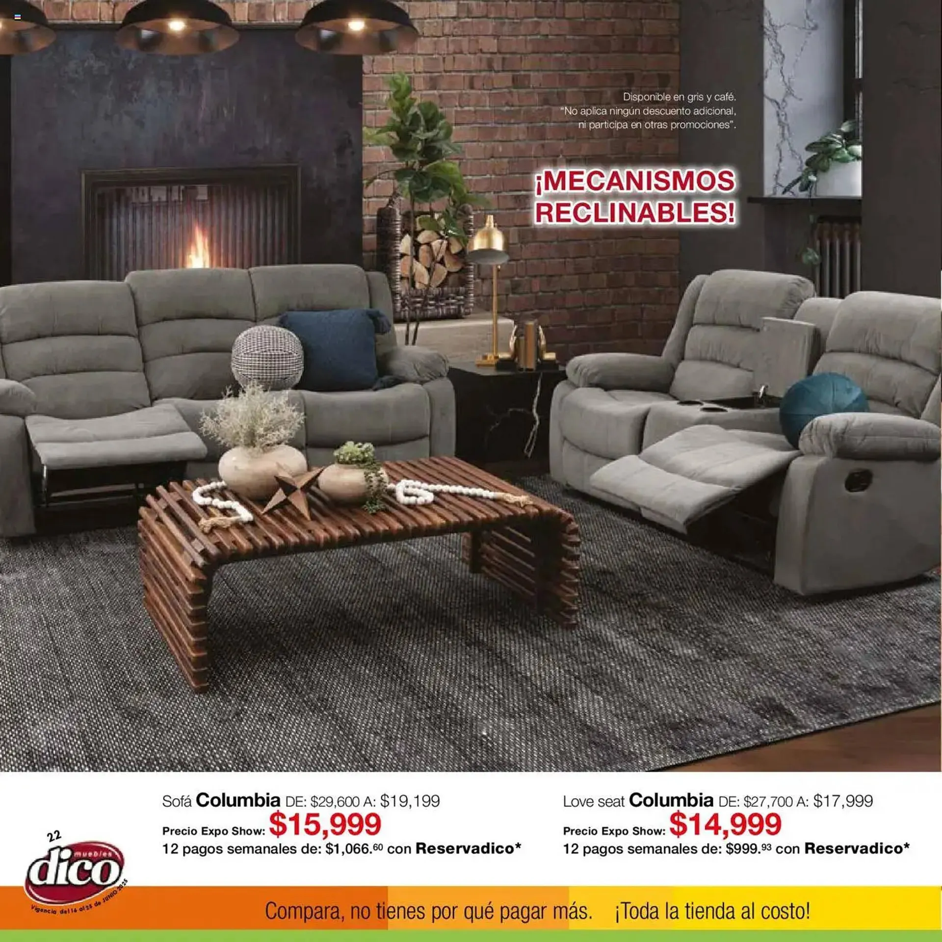 Catálogo de Catálogo Muebles Dico 12 de junio al 25 de junio 2025 - Pagina 22