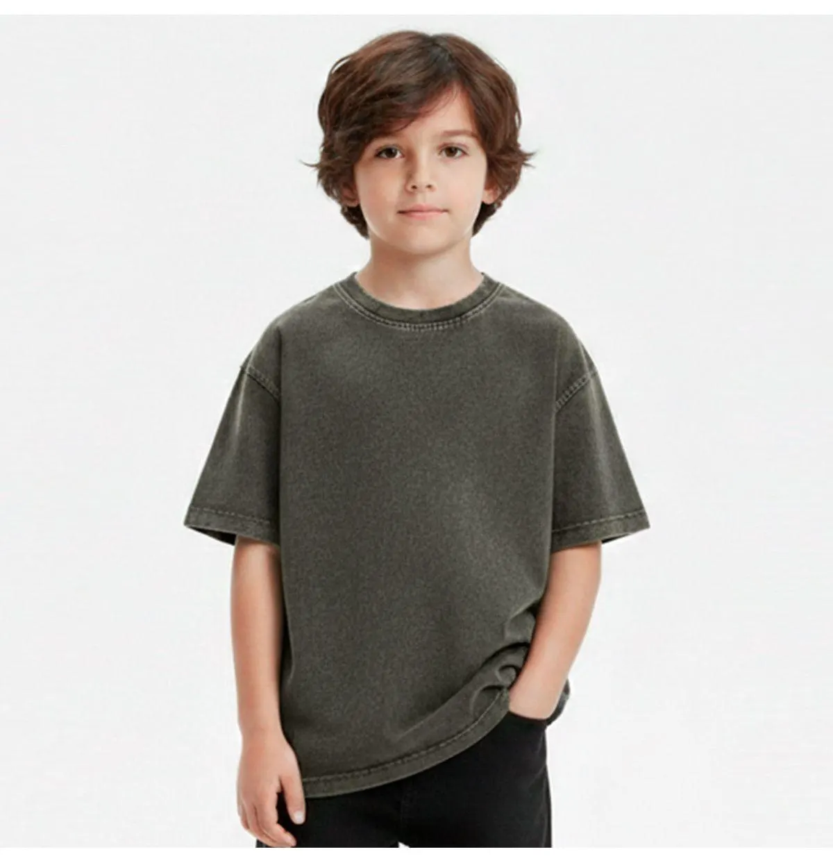 Playera Estivaneli Tipo Mezclilla Para Niños ETZ-24B-50792