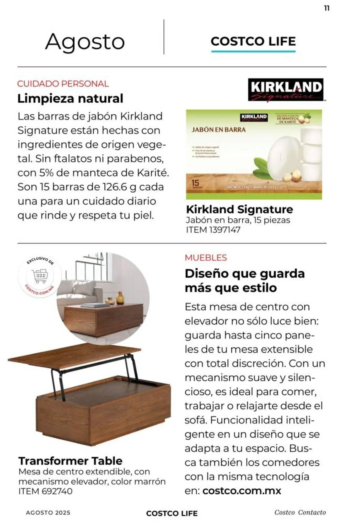 Catálogo de Catálogo Costco 1 de agosto al 31 de agosto 2025 - Pagina 11