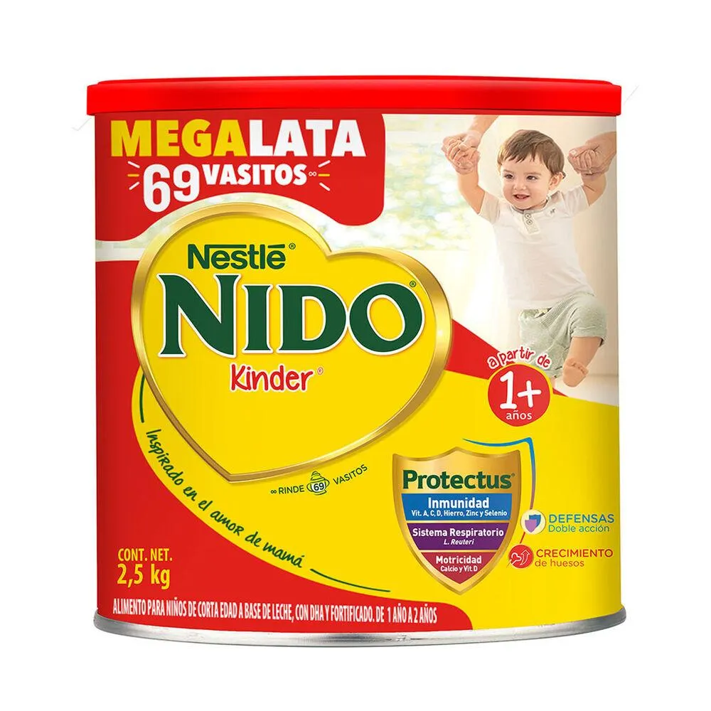 Leche en Polvo Nido Kinder 2.5 Kg