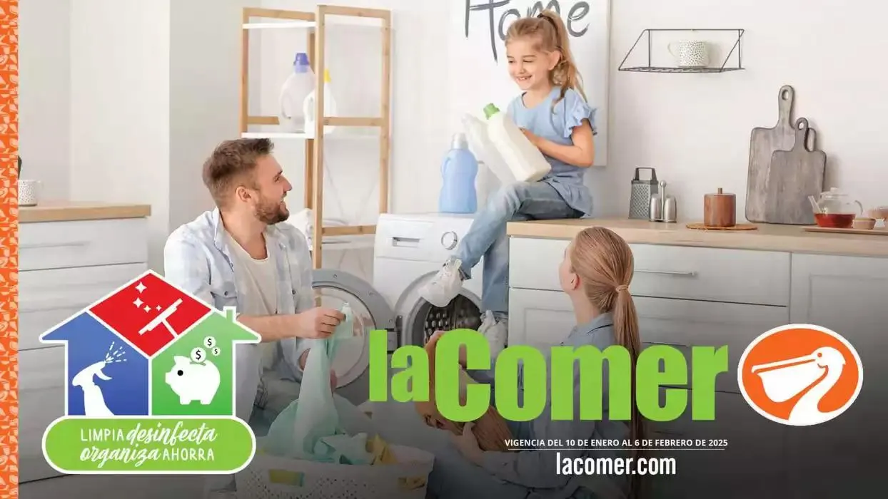 Catálogo de LIMPIA , Desinfecta, organiza, AHORRA 10 de enero al 6 de febrero 2025 - Pagina 1