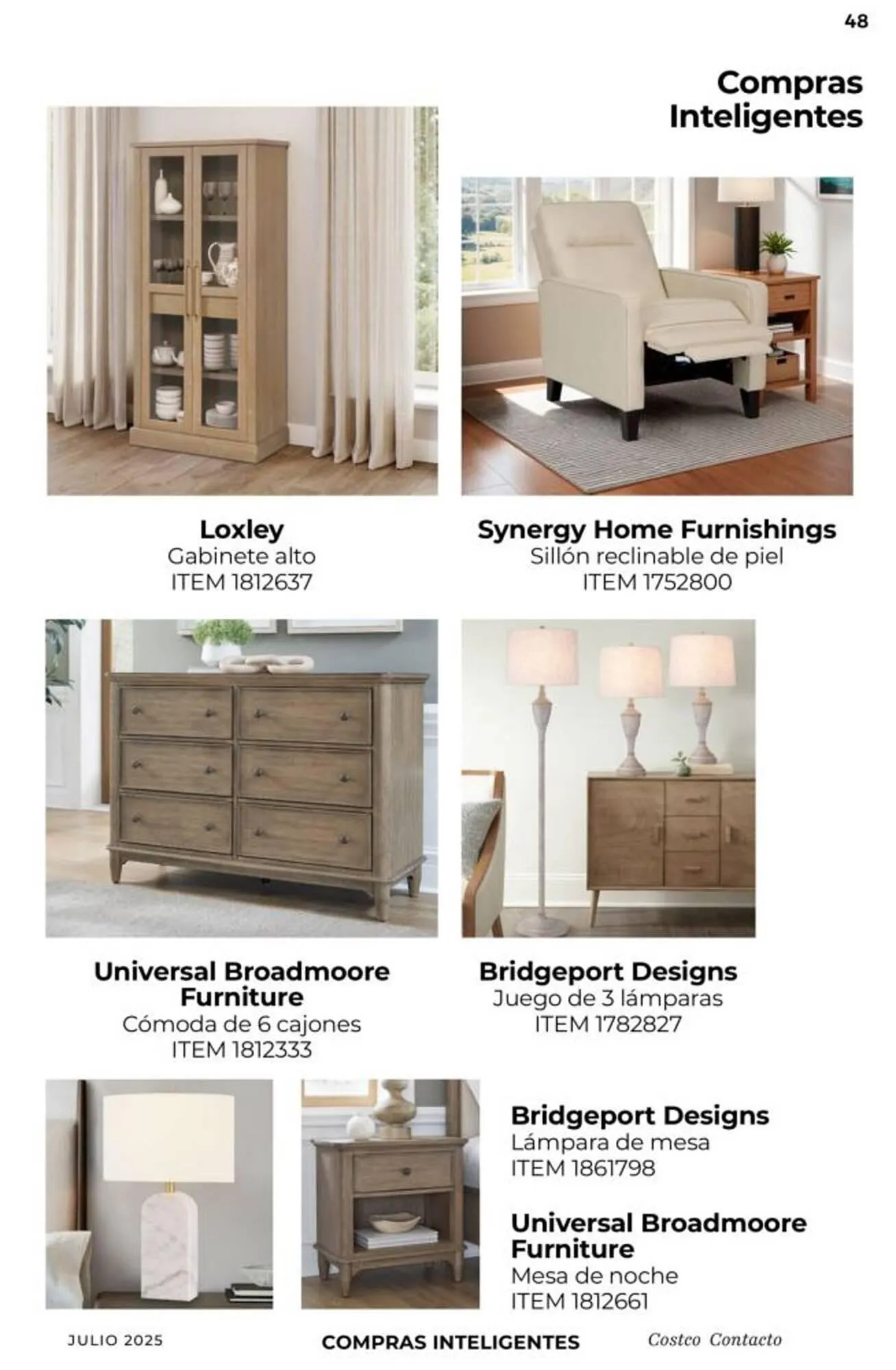 Catálogo de Catálogo Costco 1 de julio al 31 de julio 2025 - Pagina 48